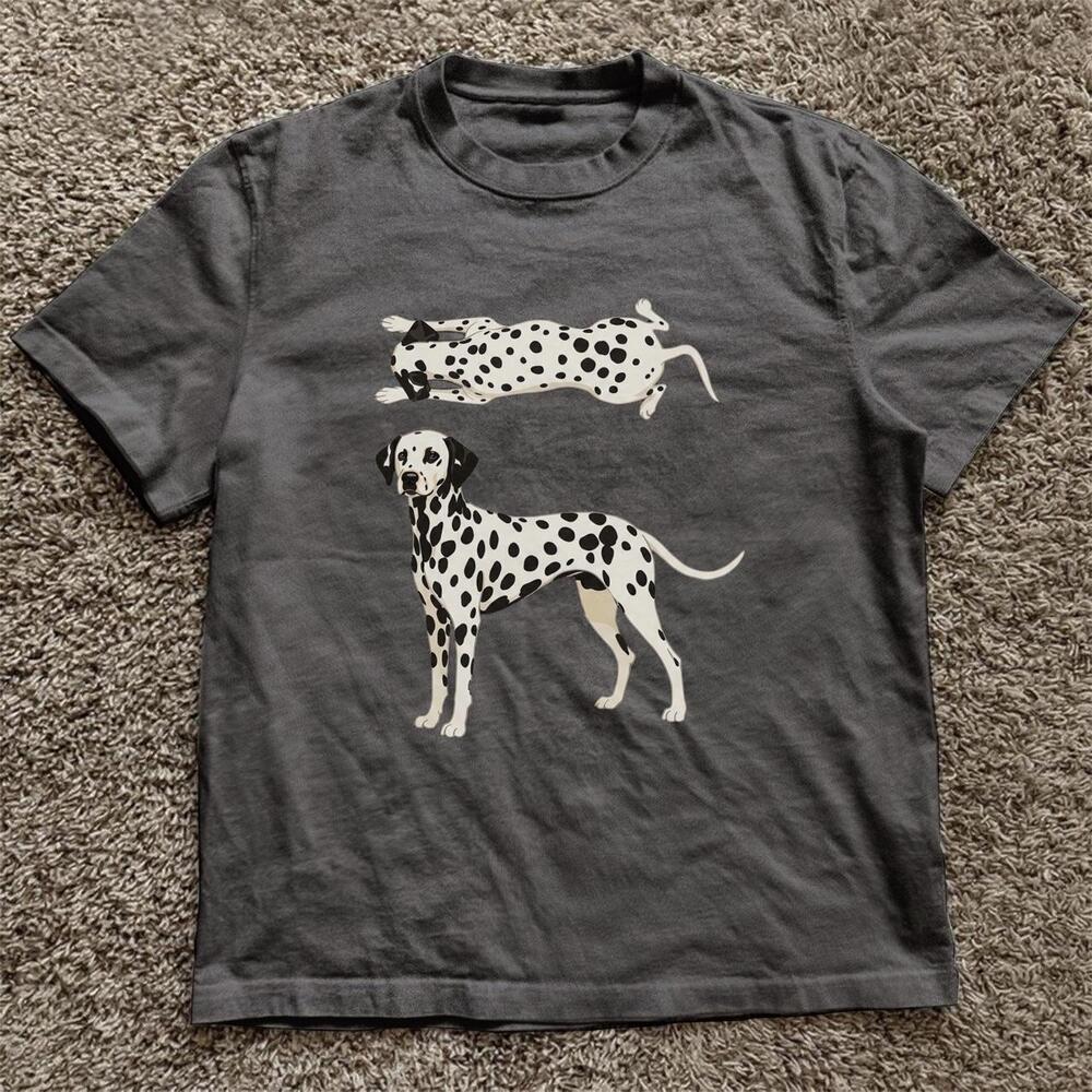 Gray Dalmatian 101 Dog Tee
